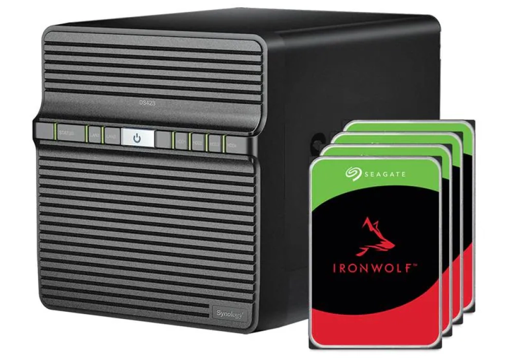 Synology NAS DiskStation DS423 4-bay Seagate Ironwolf 16 TB