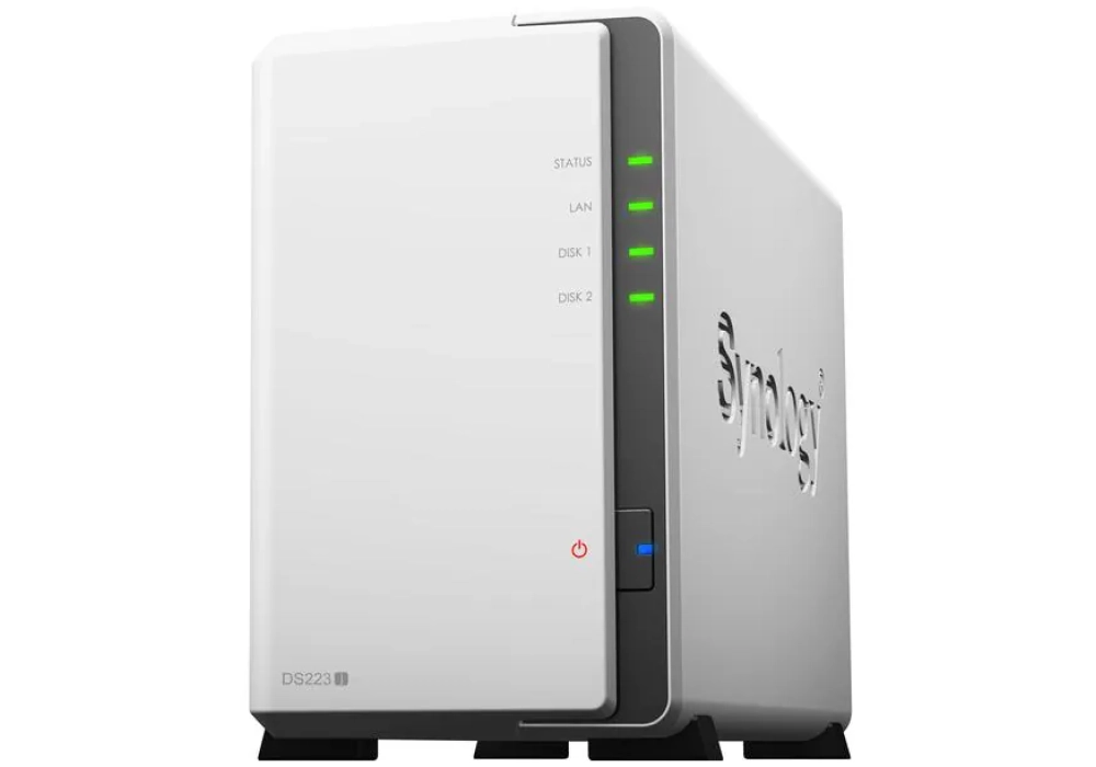 Synology NAS DS223j 2-bay WD Red Plus 12 TB