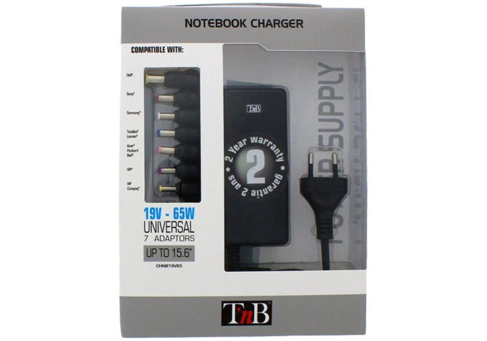 T'nB EASYLINE Universal Notebook 65W / 19V
