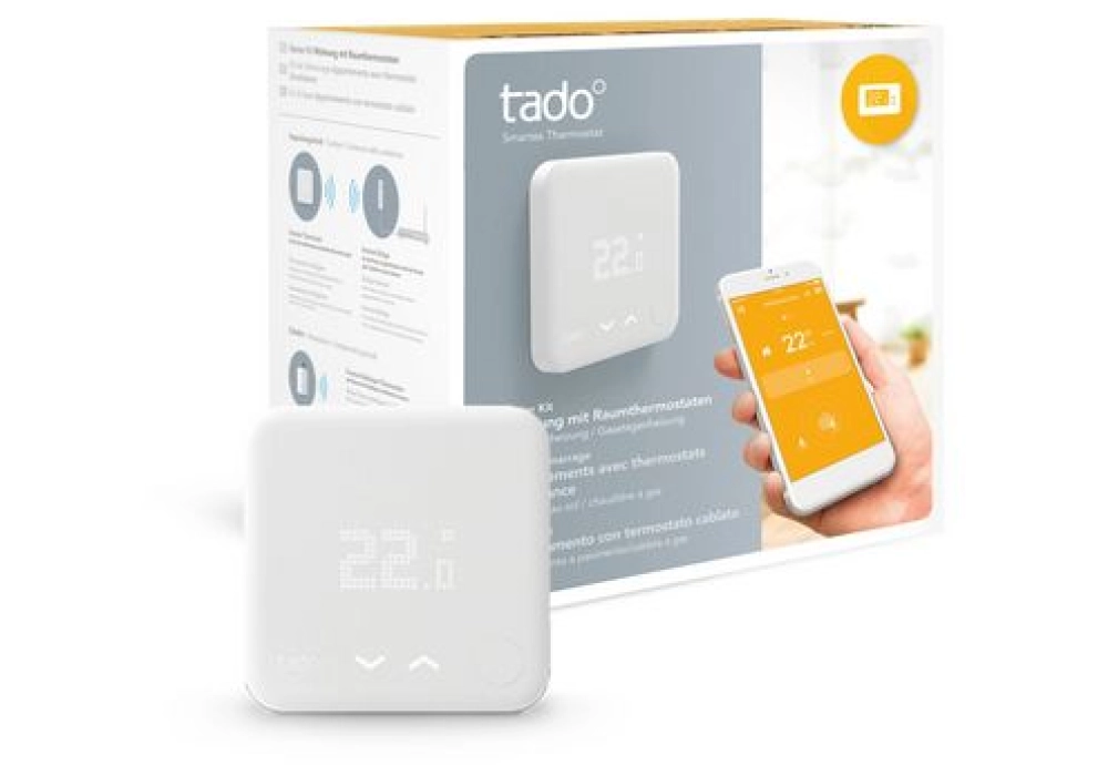 Tado Smart Thermostat - wired - Blanc