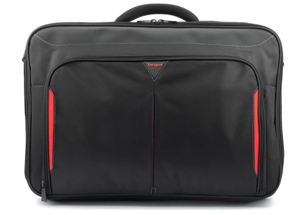 Targus Classic+ 17-18" Clamshell Laptop Bag - Black/Red