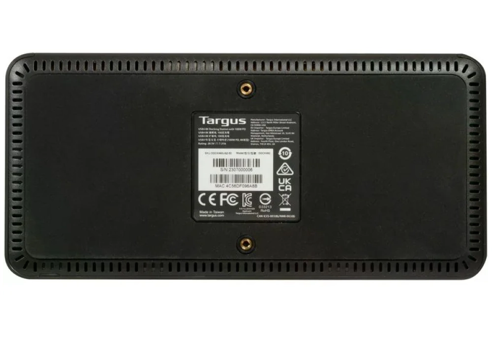 Targus Station d'accueil USB4 Triple Video 100 W PD