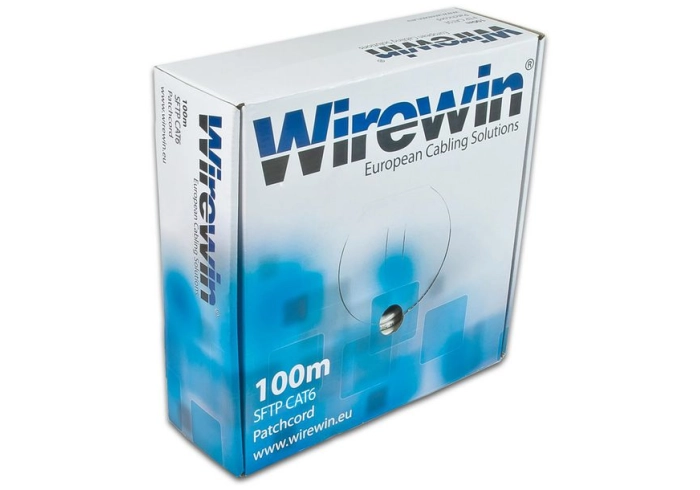 Wirewin Network Cable Cat 6 S/FTP (Gris) - 100.0 m