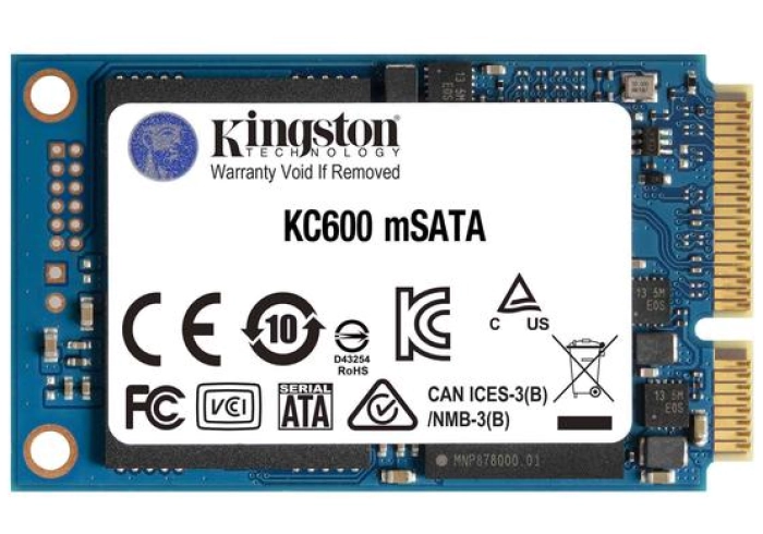 Kingston KC600 SSD mSATA - 256GB
