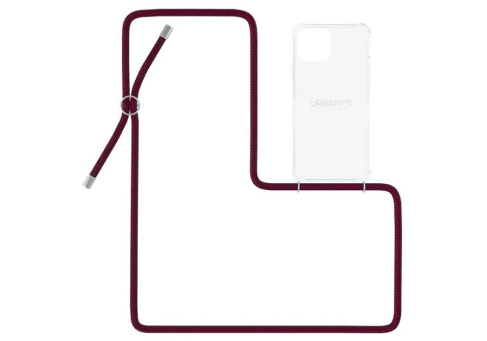 Urbany's Necklace Case iPhone 14 Plus (Red Wine)