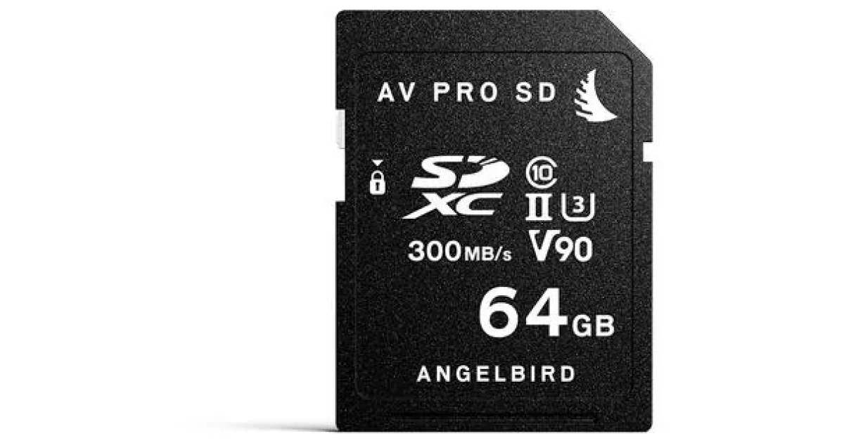 Angelbird Carte SDXC AV Pro SD V90 Mk2 64 GB - AVP064SDMK2V90