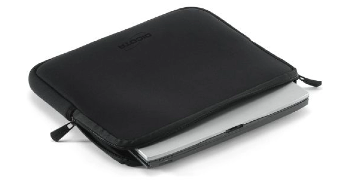 Basics Sac à bandoulière compact pour ordinateur portable avec  poches de rangement pour accessoires (15,6 pouces - 40 cm) Noir, 1 unité
