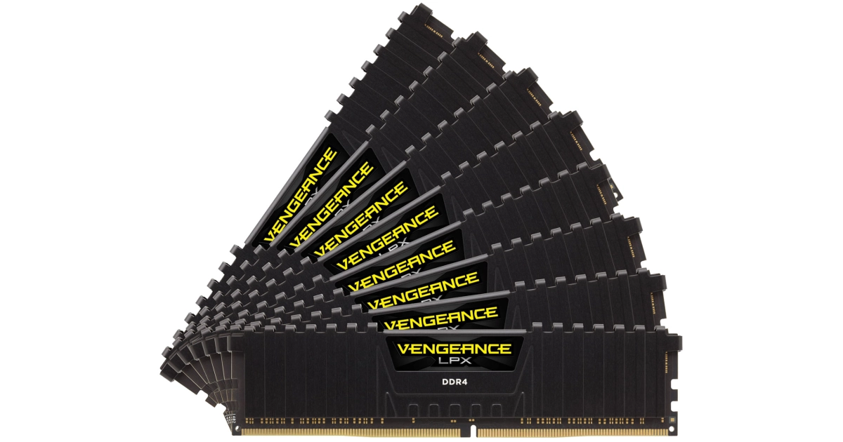 Corsair Vengeance LPX DDR4-3000 - 128 GB Kit (Black) - (8x16GB