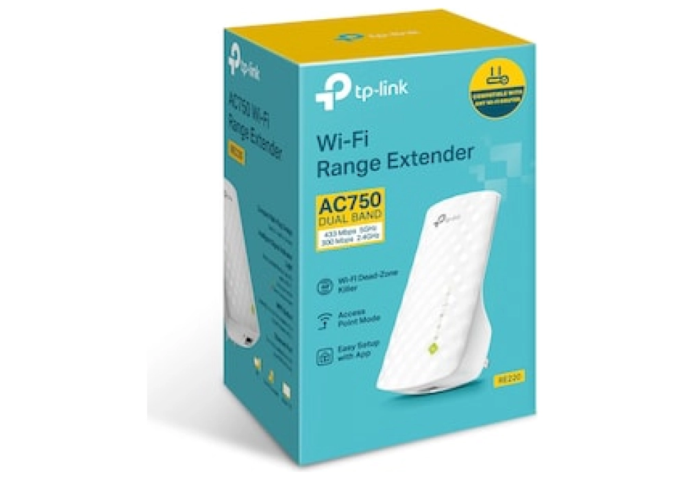 TP-Link AC750 WiFi Range Extender RE220