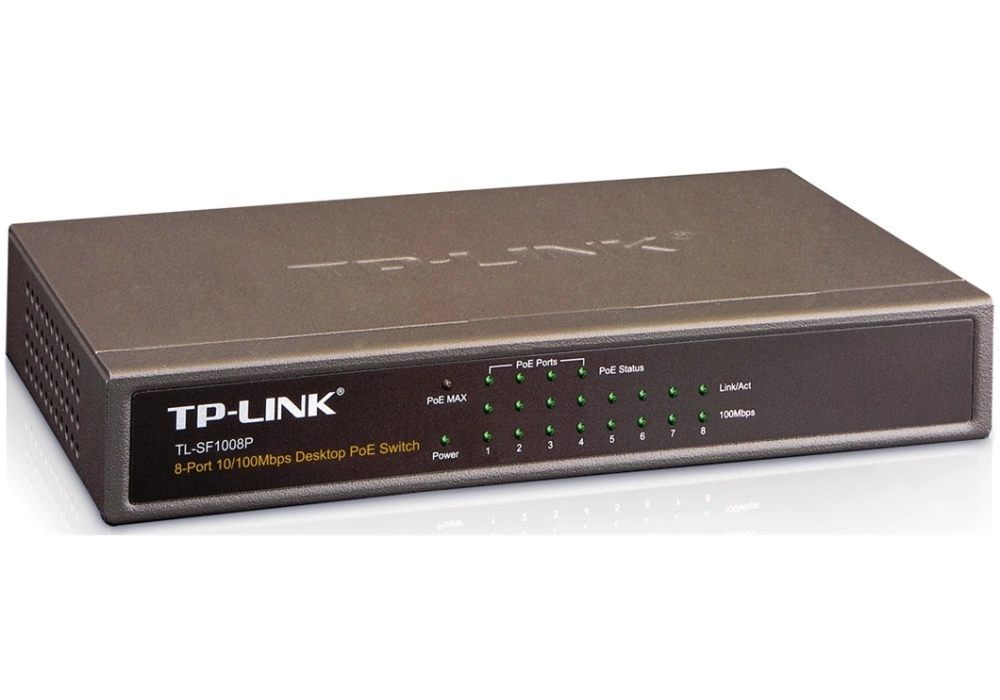 TP-Link Commutateur PoE TL-SF1008P 8 Port