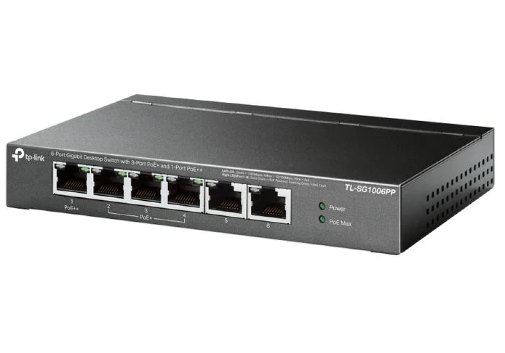 TP-Link PoE+ Switch TL-SG1006PP 6 ports