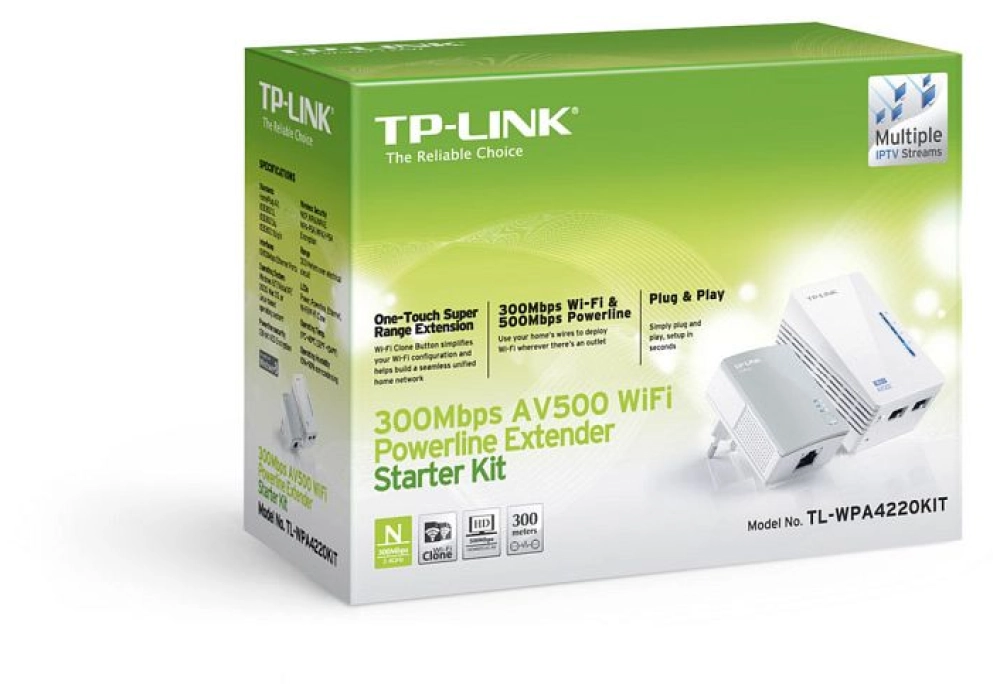 TP-Link Powerline TL-WPA4220 Kit de démarrage