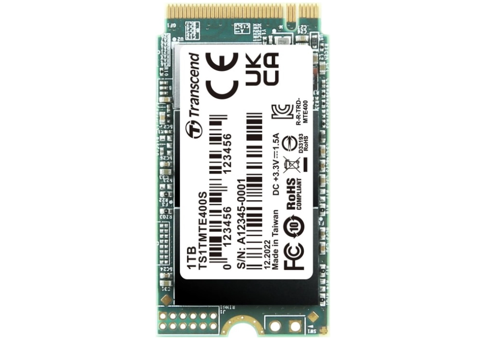 Transcend SSD 400S M.2 Nvme (2242) - 1TB