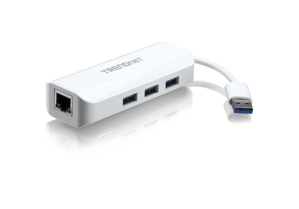 TRENDnet USB 3.0 Hub 3 Port + 1 Port Gigabit LAN
