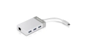 TRENDnet USB-C to Gigabit Adapter + USB Hub