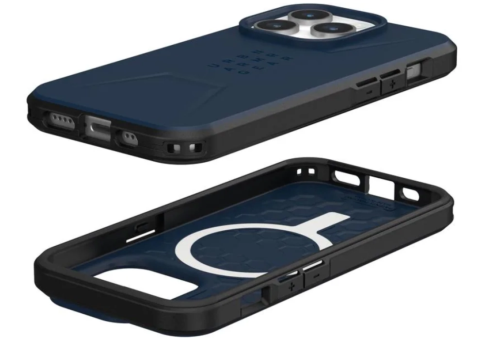 UAG Coque arrière Civilian Case iPhone 15 Pro Mallard