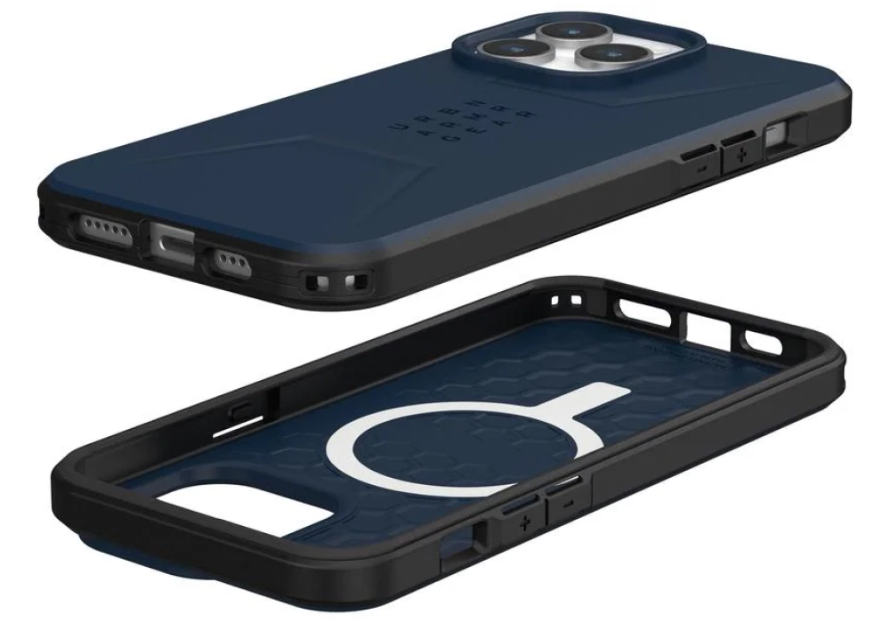 UAG Coque arrière Civilian Case iPhone 15 Pro Max Mallard