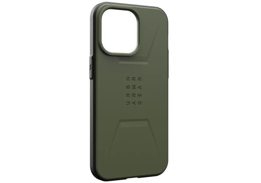 UAG Coque arrière Civilian Case iPhone 15 Pro Max Olive