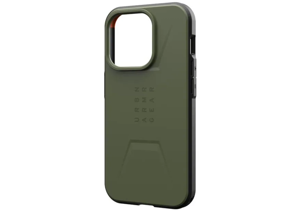 UAG Coque arrière Civilian Case iPhone 15 Pro Olive