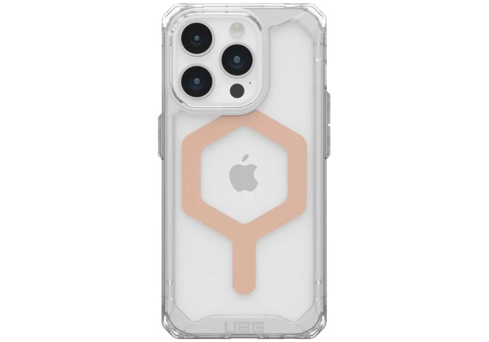 UAG Coque arrière Plyo MagSafe Apple iPhone 15 Pro Ice/Rose