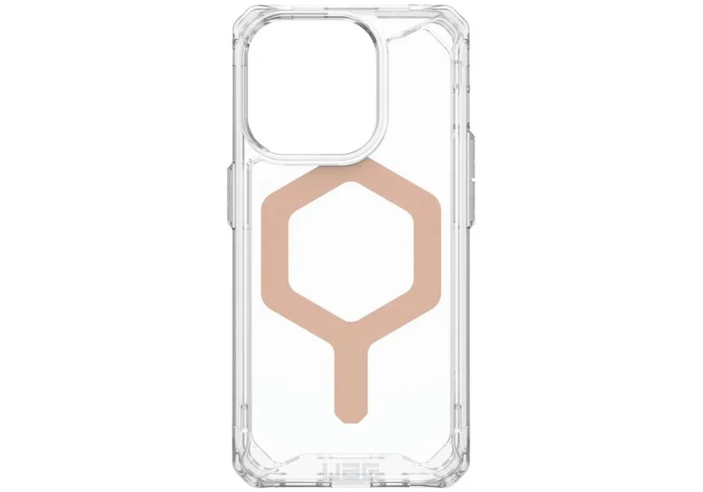 UAG Coque arrière Plyo MagSafe Apple iPhone 15 Pro Ice/Rose
