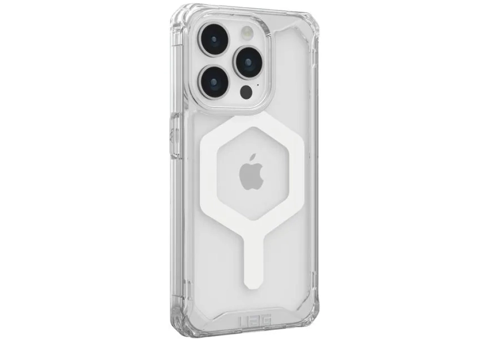 UAG Coque arrière Plyo MagSafe Apple iPhone 15 Pro Ice/White