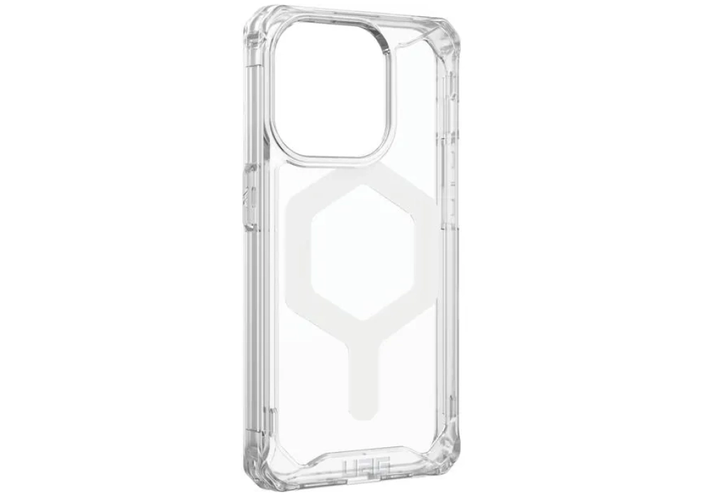UAG Coque arrière Plyo MagSafe Apple iPhone 15 Pro Ice/White
