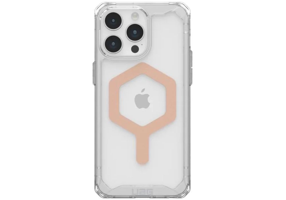 UAG Coque arrière Plyo MagSafe Apple iPhone 15 Pro Max Ice/Rose