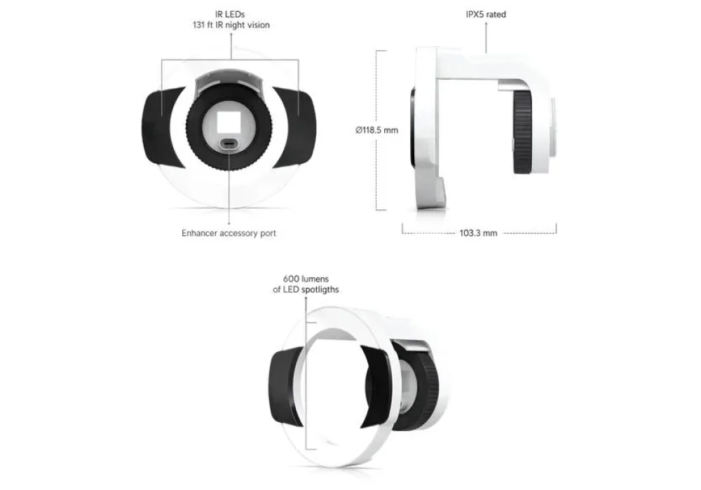 Ubiquiti Projecteur infrarouge G5 Professional Vision Enhancer