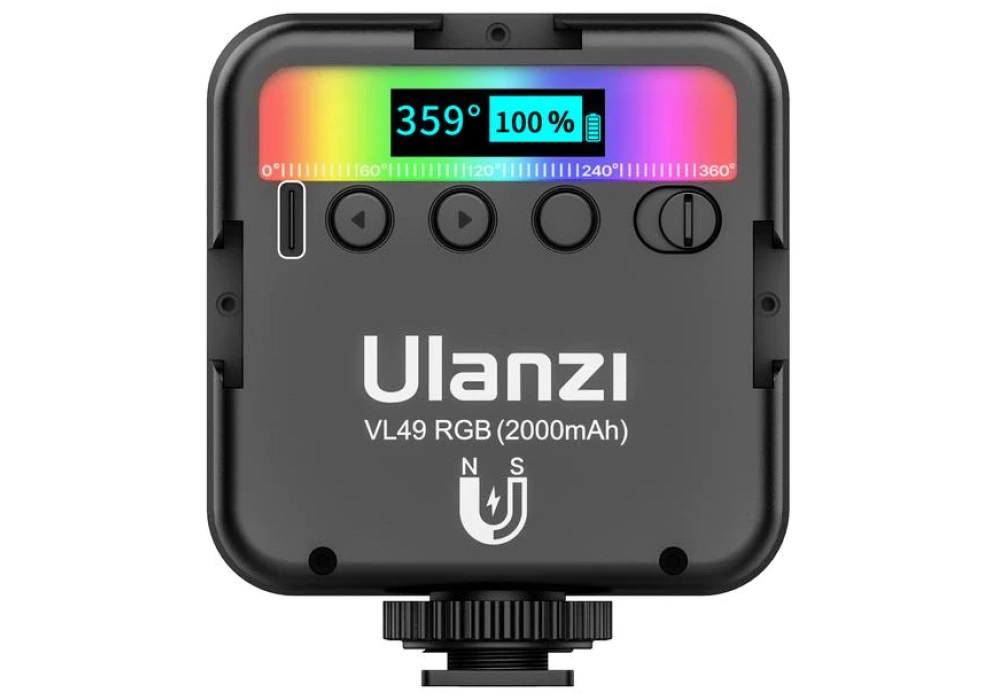 Ulanzi Lampe vidéo VL49 RGB