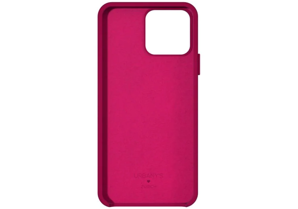Urbany's Coque arrière Silicone iPhone 14 Plus (Red Wine)