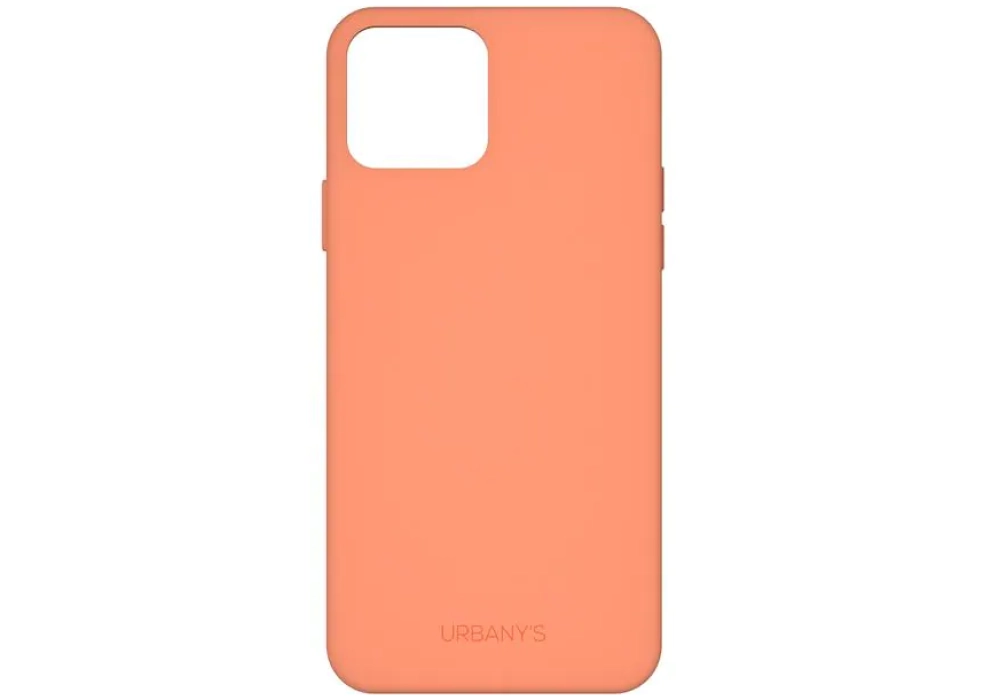 Urbany's Coque arrière Silicone iPhone 14 Plus (Sweet Peach)