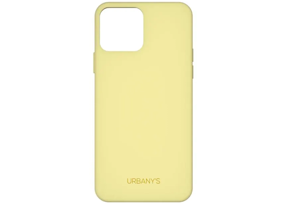 Urbany's Coque arrière Silicone iPhone 14 Pro (Bitter Lemon)
