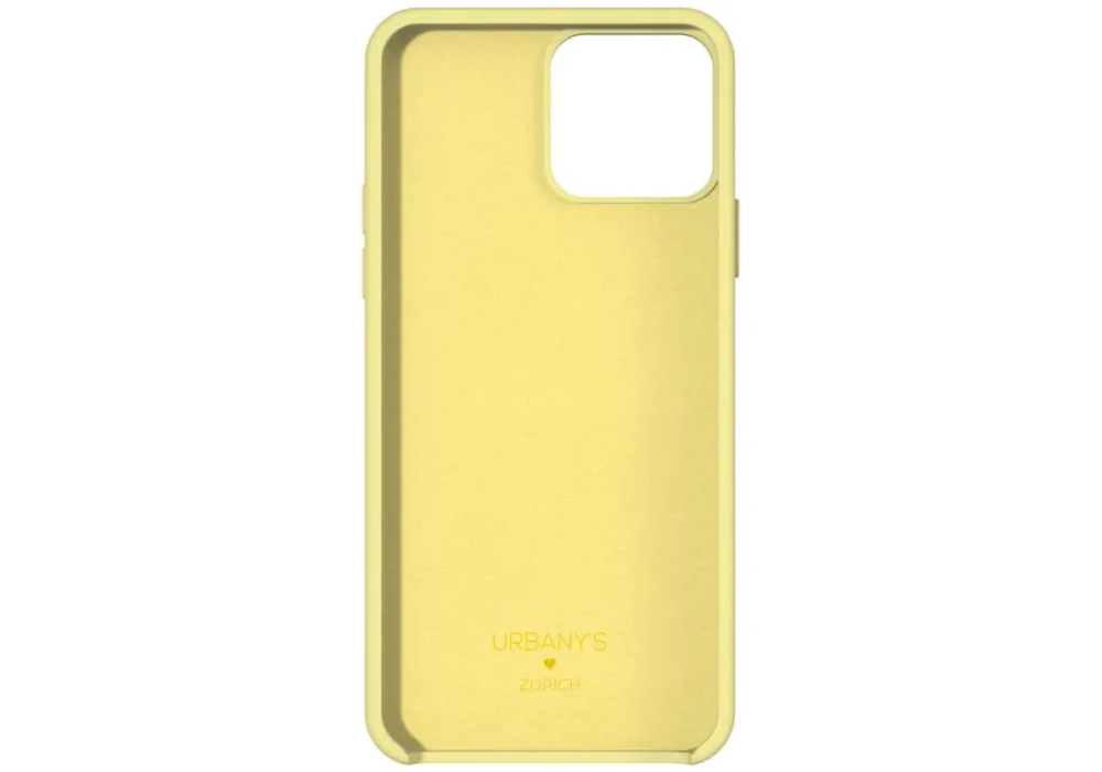 Urbany's Coque arrière Silicone iPhone 14 Pro (Bitter Lemon)