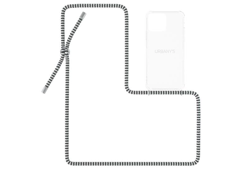 Urbany's Necklace Case iPhone 14 Plus (Hypnotic Zebra)