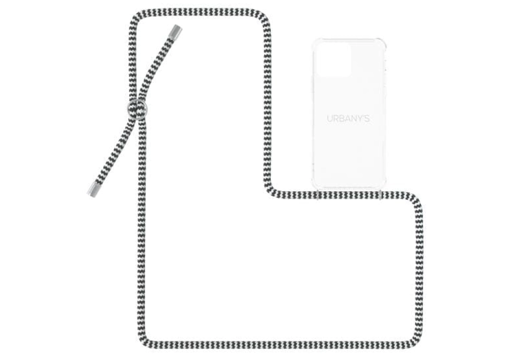 Urbany's Necklace Case iPhone 14 Pro (Hypnotic Zebra)