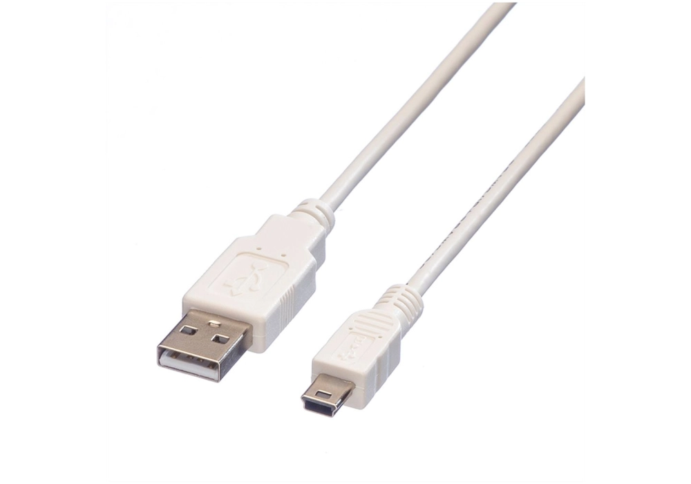 Value Cable USB 2.0 Type-A - Mini USB - 1.8 m (White)