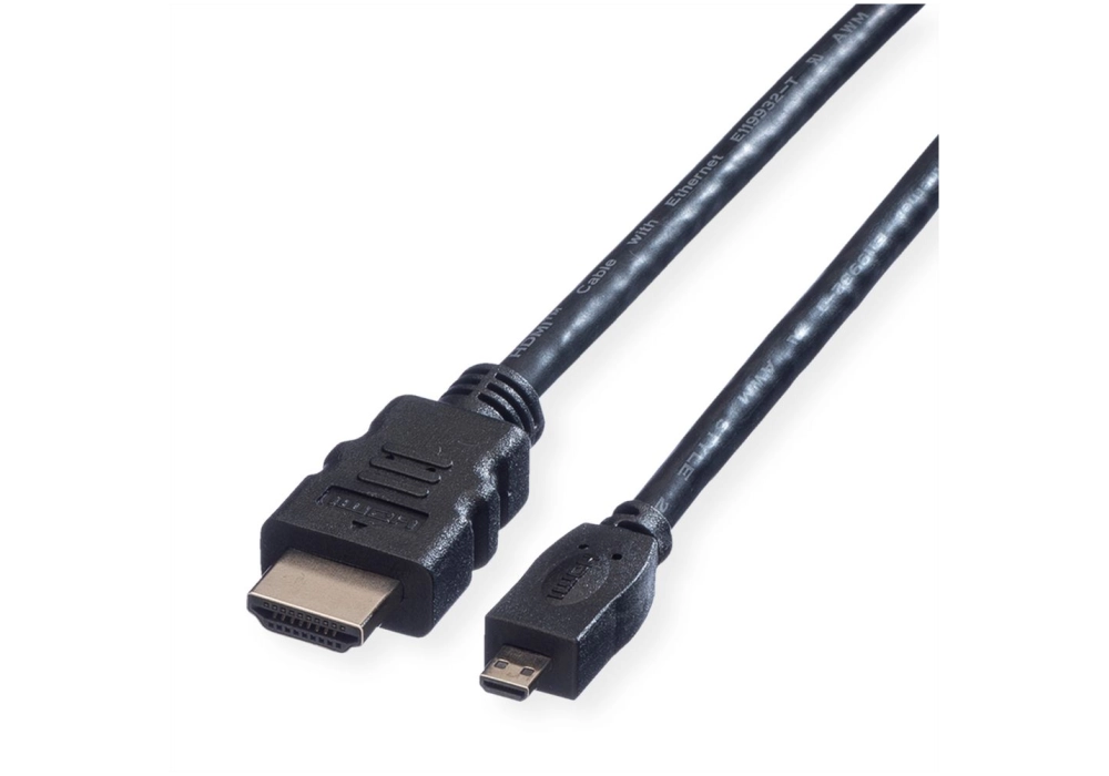 Value High Speed Micro HDMI Cable - 2.0 m