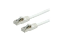 Value Network Cable Cat.6 (Classe E) S/FTP LSOH, blanc, 0,5 m