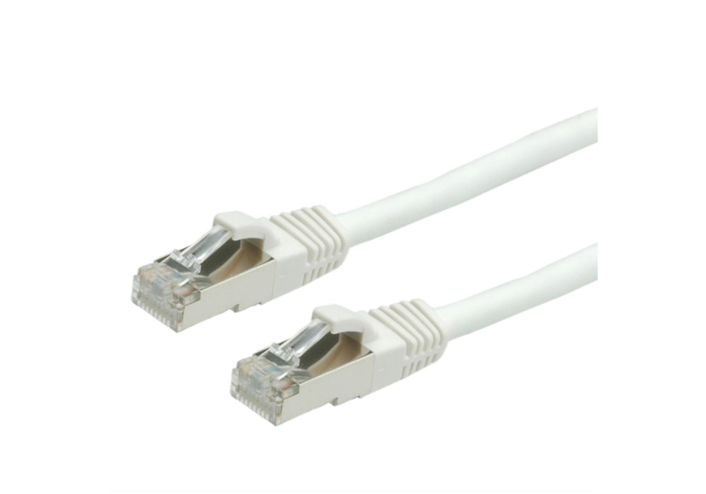 Value Network Cable Cat.6 (Classe E) S/FTP LSOH, blanc, 1,0 m