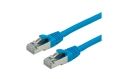 Value Network Cable Cat.6 (Classe E) S/FTP LSOH, bleu, 0,5 m