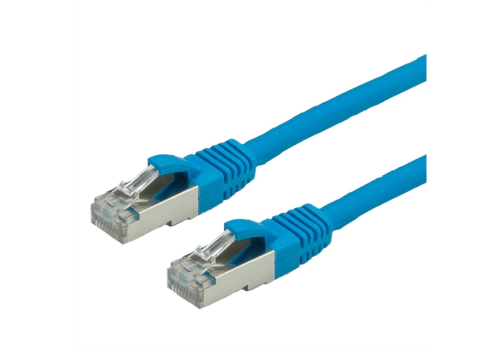 Value Network Cable Cat.6 (Classe E) S/FTP LSOH, bleu, 0,5 m