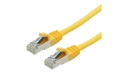 Value Network Cable Cat.6 (Classe E) S/FTP LSOH, jaune, 0,5 m
