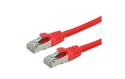 Value Network Cable Cat.6 (Classe E) S/FTP LSOH, rouge, 0,5 m