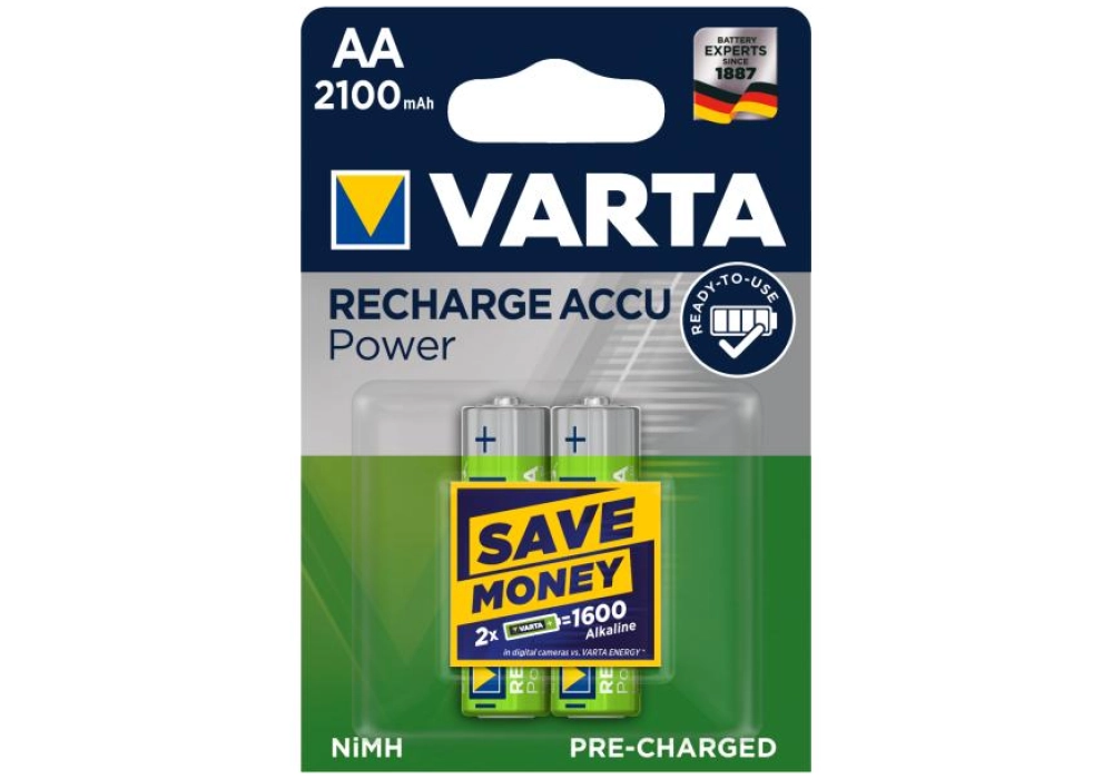 Varta Recharge Accu Power 2x AA 2100 mAh