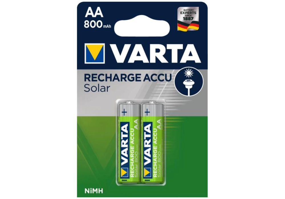 Varta Recharge Accu Solar 2x AAA 800 mAh