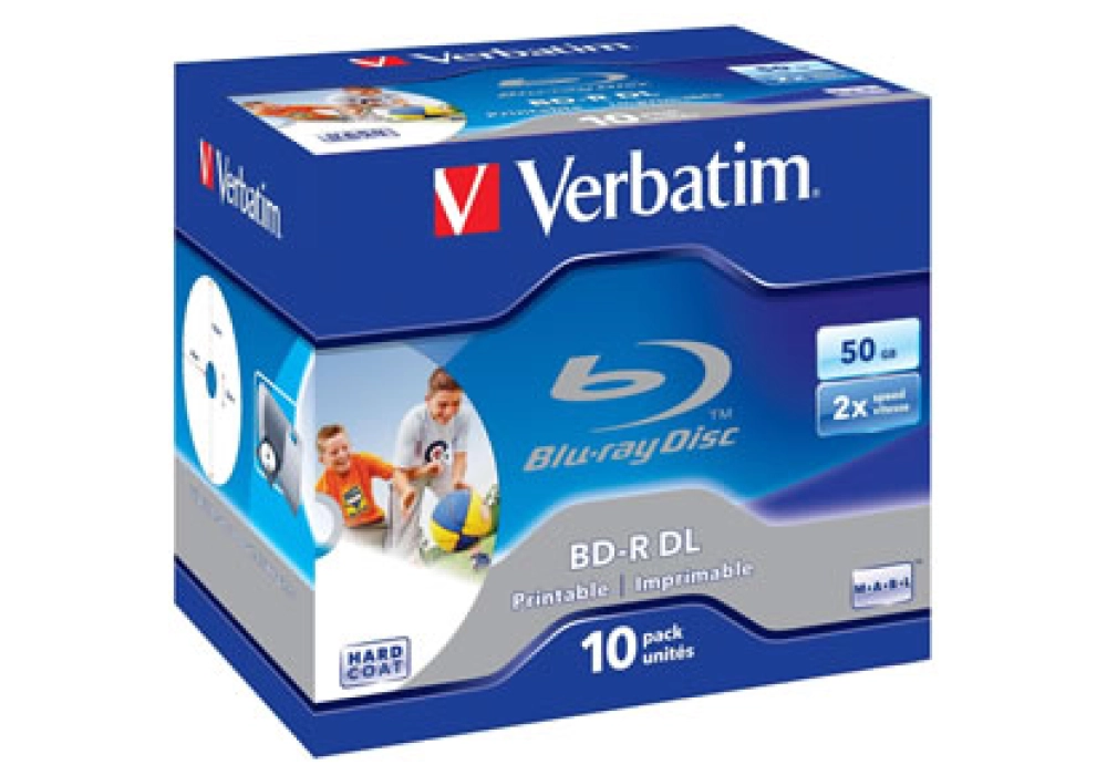Verbatim Blu-ray BD-R DL 6x - Pack of 10