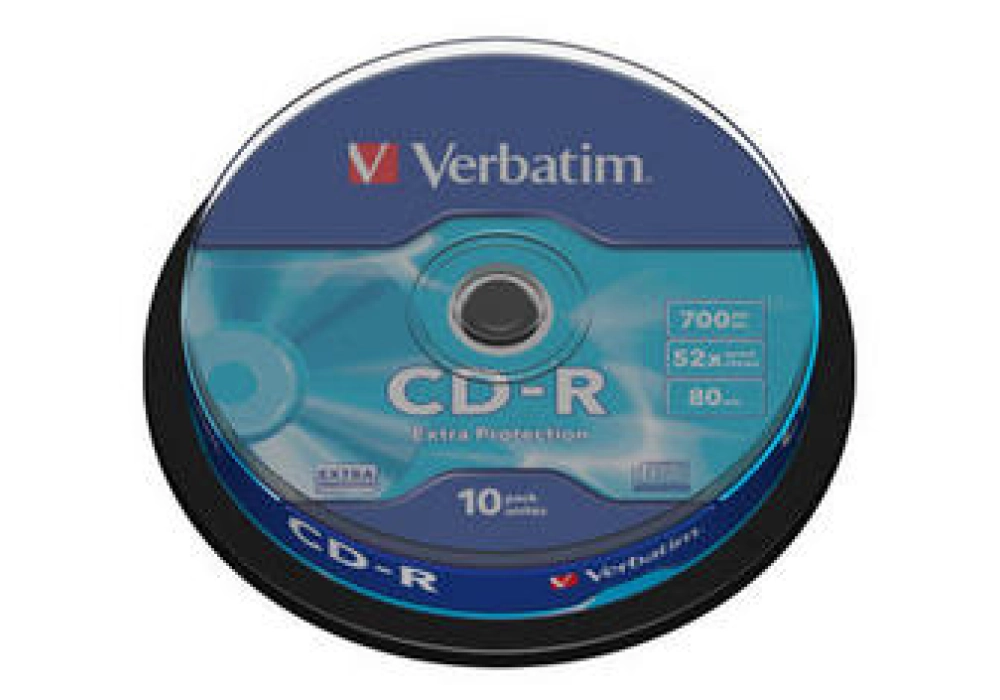 Verbatim CD-R 700 MB 52x Extra Protection - Spindle of 10