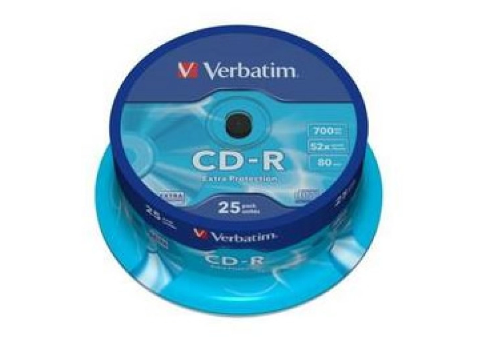 Verbatim CD-R 700 MB 52x Extra Protection - Spindle of 25