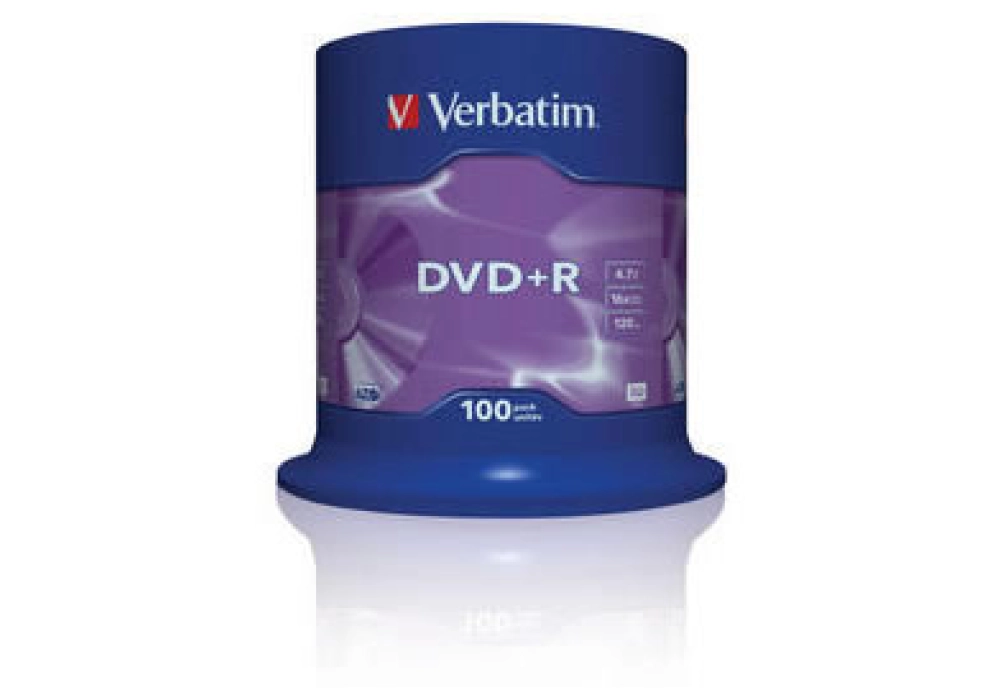 Verbatim DVD+R 4.7GB 16x - Pack of 100